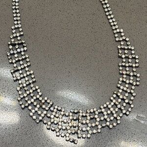 Vintage Graduated Rhinestone Necklace